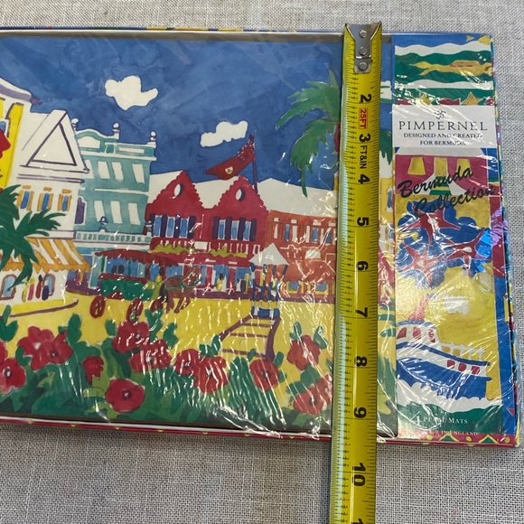 Pimpernel Dining Vintage Pimpernel 4 Bermuda Collection Cork Back Placemats Poshmark